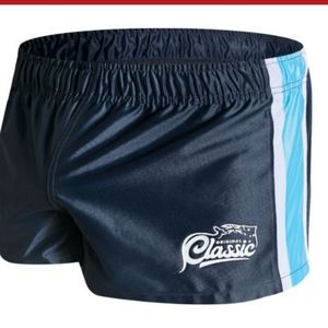 Men's Dark Navy Blue Aussiebum Rugby Shorts Size M